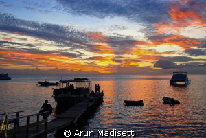 End of a long day. 10hrs at sea with a film crew. by Arun Madisetti 